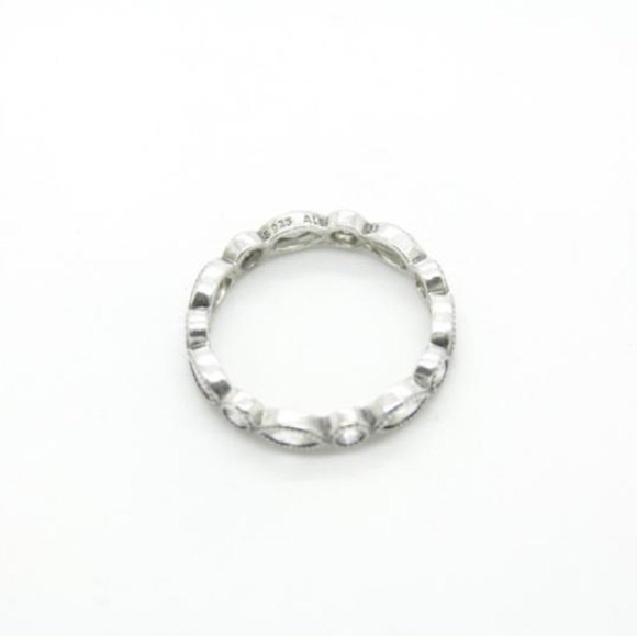 Pandora Silver CZ Alluring Brilliant Marquise Stackable Ring - Picture 5 of 7